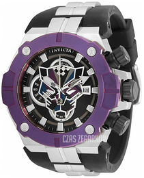 Invicta Marvel Czarny/Stal Ø52 mm 36355