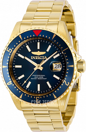 Invicta Pro Diver Niebieski/Stal w odcieniu złota Ø44 mm 36790