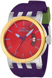 Invicta Dna Czerwony/Guma Ø40 mm 36961