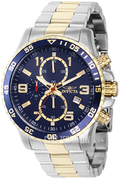 Invicta Specialty Niebieski/Stal w odcieniu złota Ø45 mm 36984