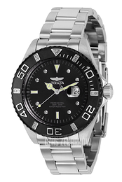 Invicta Pro Diver Czarny/Stal Ø38 mm 37019