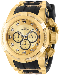 Invicta Bolt Żółte złoto/Stal w odcieniu złota Ø53 mm 37195