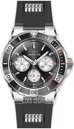 Invicta Aviator Czarny/Stal Ø38 mm 37316
