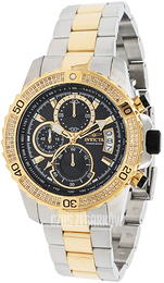 Invicta Pro Diver Czarny/Stal w odcieniu złota Ø45 mm 38000