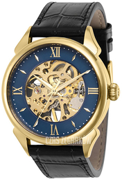 Invicta Vintage Niebieski/Skóra Ø42 mm 38168