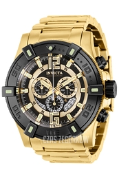 Invicta Luminary Czarny/Stal Ø52 mm 38195