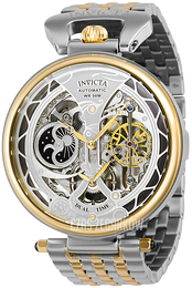 Invicta Objet D Art Srebrny/Stal w odcieniu złota Ø46 mm 38382