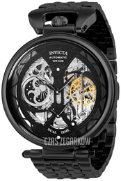 Invicta Objet D Art Czarny/Stal Ø46 mm 38386