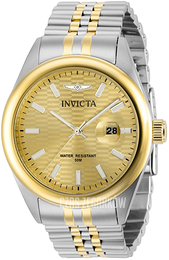 Invicta Aviator Żółte złoto/Stal w odcieniu złota Ø43 mm 38420
