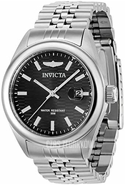 Invicta Aviator Czarny/Stal Ø38 mm 38422