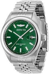 Invicta Aviator Zielony/Stal Ø38 mm 38423