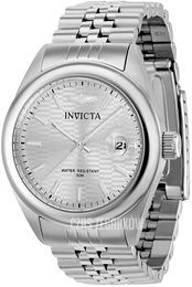 Invicta Aviator Srebrny/Stal Ø38 mm 38424
