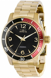 Invicta Specialty Czarny/Stal w odcieniu złota Ø45 mm 38522