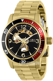 Invicta Specialty Czarny/Stal w odcieniu złota Ø45 mm 38550