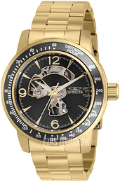 Invicta Specialty Czarny/Stal w odcieniu złota Ø45 mm 38556