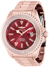 Invicta Pro Diver Czerwony/Stal w kolorze różowego złota Ø47 mm 38856