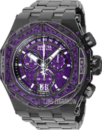 Invicta Carbon Hawk Purpurowy/Stal Ø54.5 mm 38920