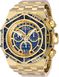 Invicta Carbon Hawk Niebieski/Stal w odcieniu złota Ø54.5 mm 38921