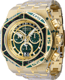 Invicta Carbon Hawk Zielony/Stal w odcieniu złota Ø54.5 mm 38922