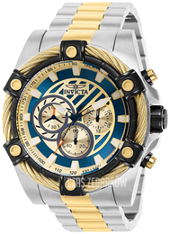 Invicta Bolt Niebieski/Stal w odcieniu złota Ø52 mm 38957