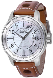 Invicta S1 Rally Biały/Skóra Ø48 mm 39028