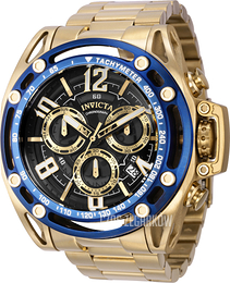 Invicta S1 Rally Czarny/Stal w odcieniu złota Ø53 mm 39143
