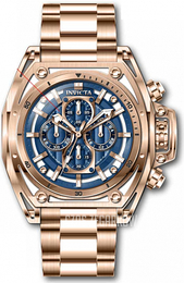 Invicta S1 Rally Niebieski/Stal w kolorze różowego złota Ø52 mm 39158