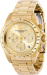 Invicta Speedway Żółte złoto/Stal w odcieniu złota Ø39.5 mm 39565