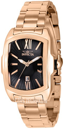 Invicta Lupah Czarny/Stal w kolorze różowego złota 39789