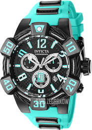 Invicta Jason Taylor Czarny/Stal w odcieniu złota Ø52 mm 40448