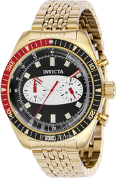 Invicta Speedway Czarny/Stal w odcieniu złota Ø43 mm 40527