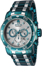 Invicta Pro Diver Srebrny/Stal Ø48 mm 40924