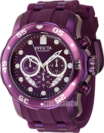 Invicta Pro Diver Purpurowy/Stal Ø48 mm 40927