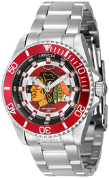 Invicta Nhl Wielokolorowy/Stal Ø38 mm 42203