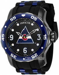 Invicta Nhl Czarny/Stal Ø48 mm 42652
