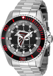 Invicta NFL Czarny/Stal Ø52 mm 43332