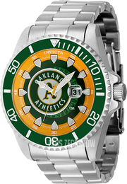 Invicta MLB Zielony/Stal Ø47 mm 43473