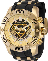 Invicta DC Comics Żółte złoto/Guma Ø50 mm 43593