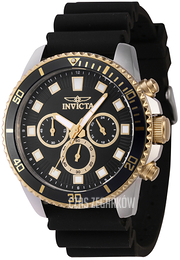 Invicta Pro Diver Czarny/Guma Ø45 mm 46120