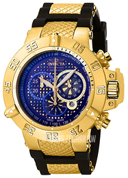 Invicta Subaqua Niebieski/Stal w odcieniu złota Ø50 mm 6045