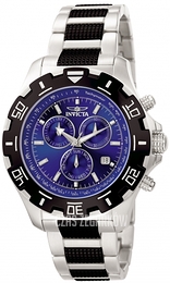 Invicta II Niebieski/Stal Ø46 mm 6408