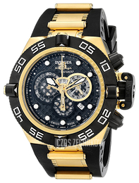 Invicta Subaqua Czarny/Pozlacana Ø50 mm 6583