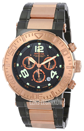 Invicta Reserve Czarny/Pozlacana Ø46 mm 6880