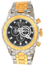 Invicta Specialty Czarny/Stal w odcieniu złota Ø52 mm 6898