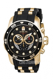 Invicta Pro Diver Czarny/Stal w odcieniu złota Ø48.8 mm 6981