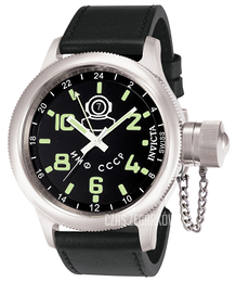 Invicta Russian Diver Czarny/Skóra Ø51.5 mm 7002