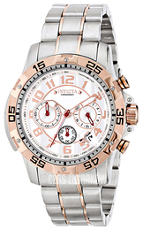 Invicta Signature Biały/Stal w kolorze różowego złota Ø44 mm 7197