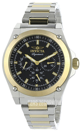 Invicta Signature Czarny/Stal w odcieniu złota Ø44 mm 7312