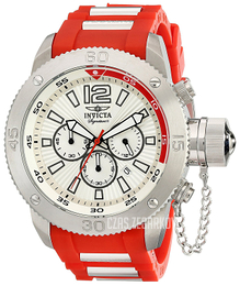 Invicta Signature Biały/Stal Ø52 mm 7424