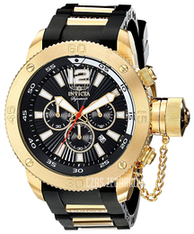 Invicta Signature Czarny/Stal w odcieniu złota Ø52 mm 7427